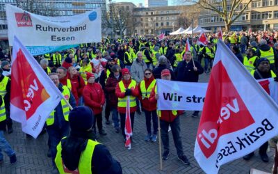 Pressemitteilung vom 27.02.23: Solidarität mit Streikenden des öffentlichen Dienstes und der Post