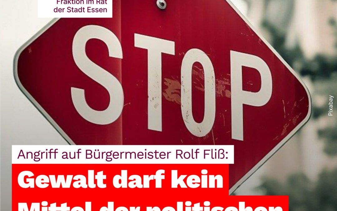 Pressemitteilung vom 05.05.24: Die Linke Essen entsetzt über den Angriff auf Rolf Fliß und Kai Gehring